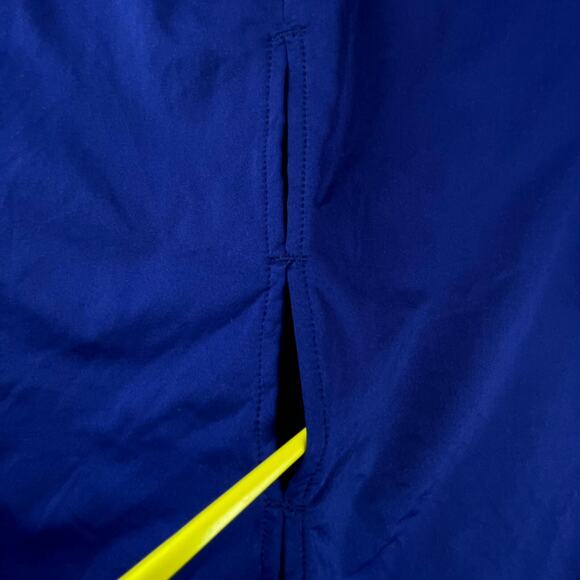 Fabletics Chiara Tank Top Womens Medium Blue Halter Keyhole Open Cowl Back - Picture 4 of 8